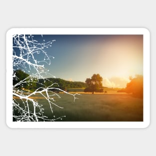 Sunset Landscape Sticker